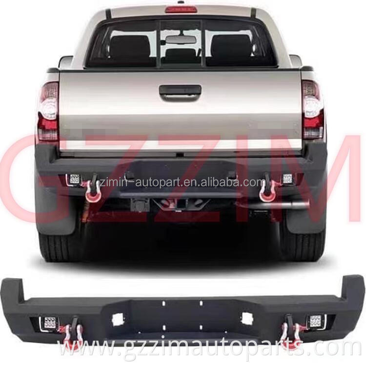 Car Auto Accessories LED Kit Parts Stainless Steel Front & Rear Bumper For Tacoma 2005 - 2015 2016 - 2022